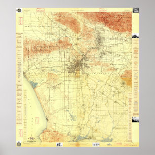 Greater Los Angeles USGS Compilation 2014-06-08 Poster