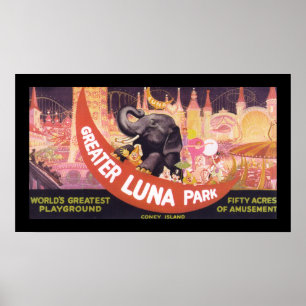 Greater Luna Park (Grenze) Poster