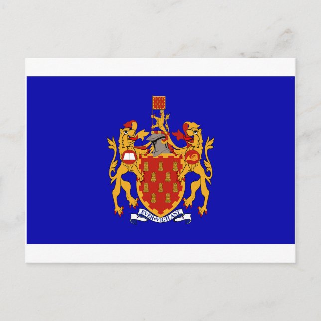 Greater Manchester Flag Postkarte (Vorderseite)