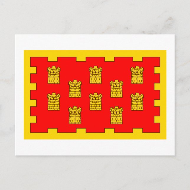 Greater Manchester Flag Postkarte (Vorderseite)