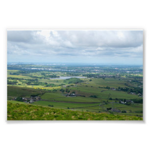 Greater Manchester vom Blackstone Edge Fotodruck