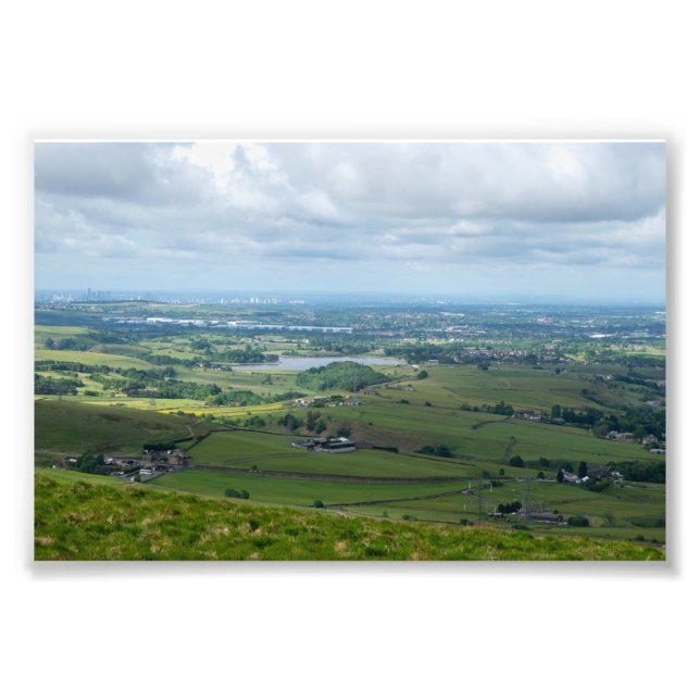 Greater Manchester von Blackstone Edge Fotodruck (Vorne)