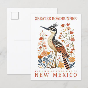 Greater Roadrunner Bird of New Mexico USA Postkarte