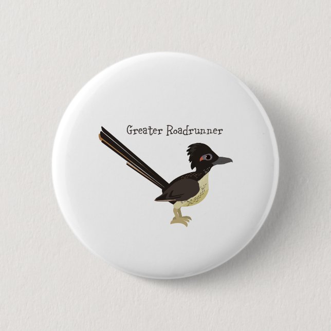 Greater Roadrunner Button (Vorderseite)