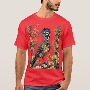 Greater Roadrunner umgeben von Yucca-Blume Neu T-Shirt