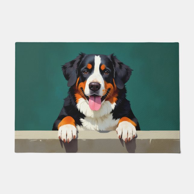 Greater Swiss Mountain Dog Fußmatte Kunst (Vorderseite)