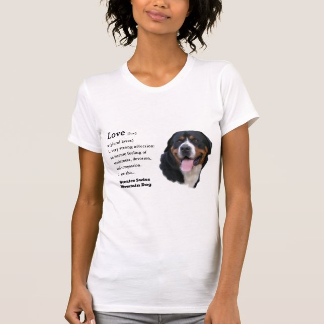 Greater Swiss Mountain Dog Geschenke T-Shirt (Vorderseite)