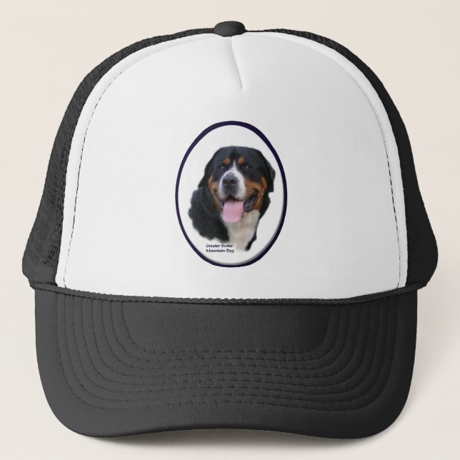 Greater Swiss Mountain Dog Geschenke Truckerkappe (Vorderseite)
