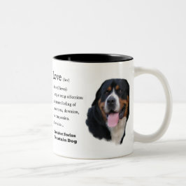 Greater Swiss Mountain Dog Geschenke Zweifarbige Tasse