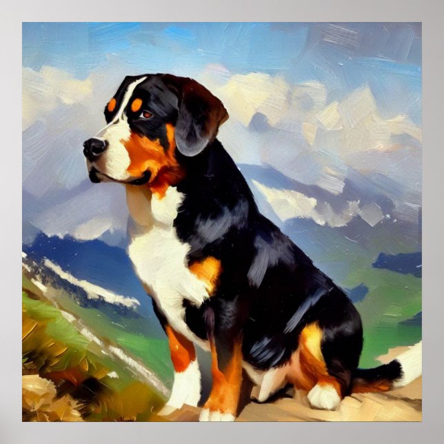 Greater Swiss Mountain Dog Poster (Vorne)