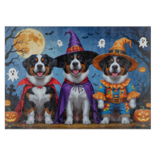 Greater Swiss Mountain Dog Pumpkin Halloween Funny Schneidebrett