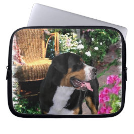 Greater Swiss Mountain Dog Summer Garden Laptopschutzhülle