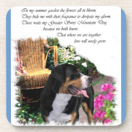 Greater Swiss Mountain Dog Summer Garden Untersetzer