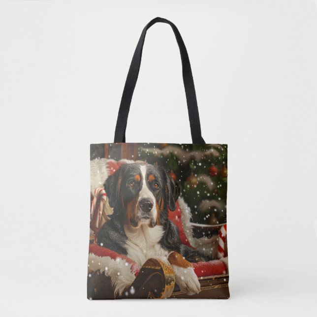 Greater Swiss Mountain Dog Weihnachten (Vorderseite)