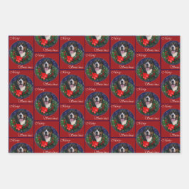 Greater Swiss Mountain Dog Weihnachten Geschenkpapier Set
