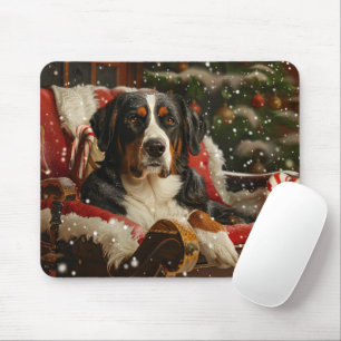 Greater Swiss Mountain Dog Weihnachten Mousepad