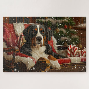 Greater Swiss Mountain Dog Weihnachten Puzzle