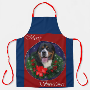 Greater Swiss Mountain Dog Weihnachten Schürze