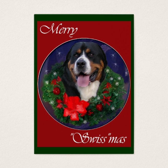 Greater Swiss Mountain Dog Weihnachtsgeschenke (Vorderseite)