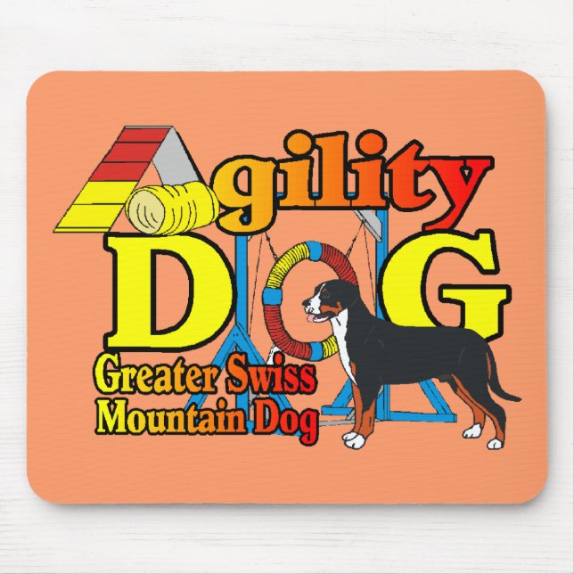 Greater Swiss Mountain Hund Agility Mousepad (Vorne)