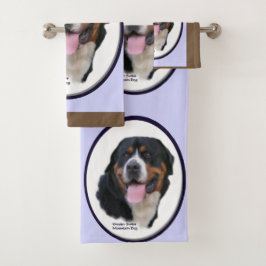 Greater Swiss Mountain Hund Art Badhandtuch Set