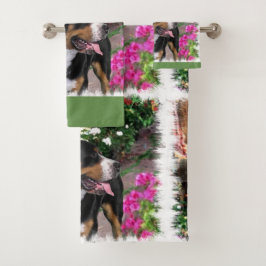 Greater Swiss Mountain Hund Art Badhandtuch Set