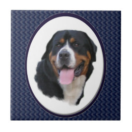 Greater Swiss Mountain Hund Art Fliese