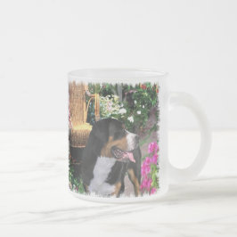 Greater Swiss Mountain Hund Kunstgiesserei Mattglastasse