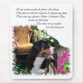 Greater Swiss Mountain Hund Kunstgiesserei Mousepad