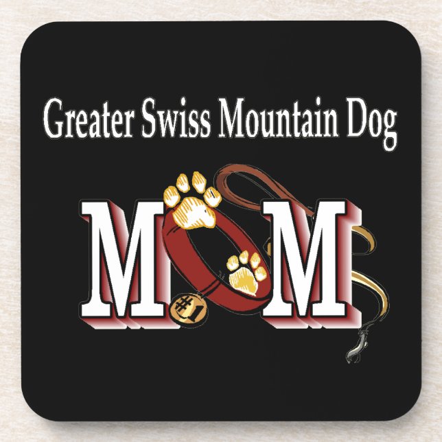 Greater Swiss Mountain Hund Mama Geschenke Untersetzer (Vorderseite)