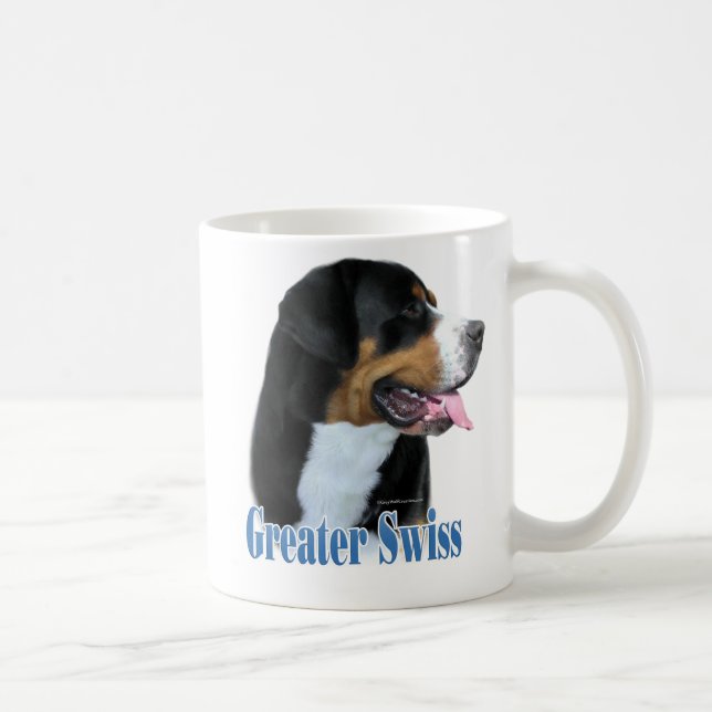 Greater Swiss Mountain Hund Name Tasse (Rechts)