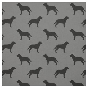 Greater Swiss Mountain Hund Silhouetten Swissies Stoff
