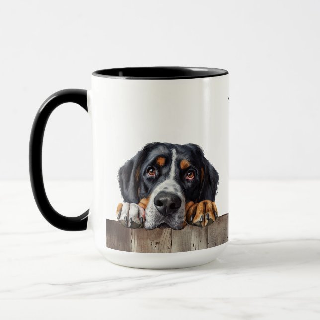 Greater Swiss Mountain Hund Tasse (Links)