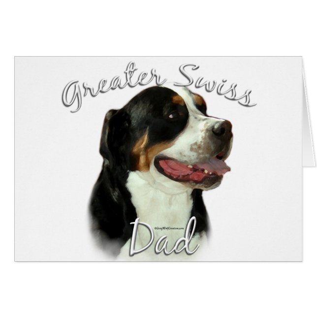 Greater Swiss Mountain Hund Vater 2 (Vorderseite (Horizontal))