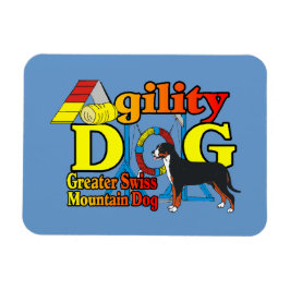 Greater Swiss Mtn Dog Agility Magnet