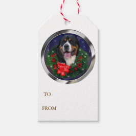 Greater Swiss Mtn Dog Christmas Geschenkanhänger