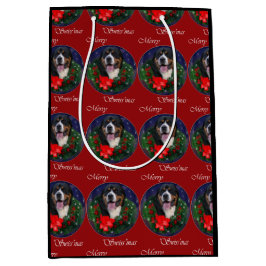 Greater Swiss Mtn Dog Weihnachtsgeschenktasche Mittlere Geschenktüte