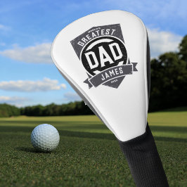 Greatest Dad Ever Modern Father's Day Gift Golf Headcover