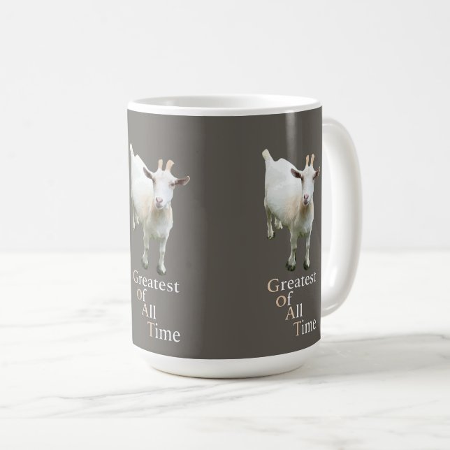 Greatest of all time Goat Kaffeetasse (VorderseiteRechts)
