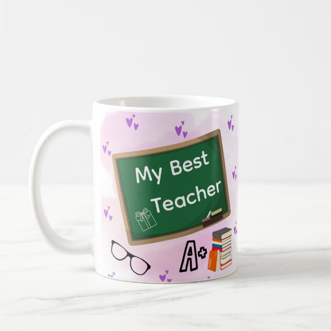 Greatest Teacher Coffee Mug Kaffeetasse (Links)