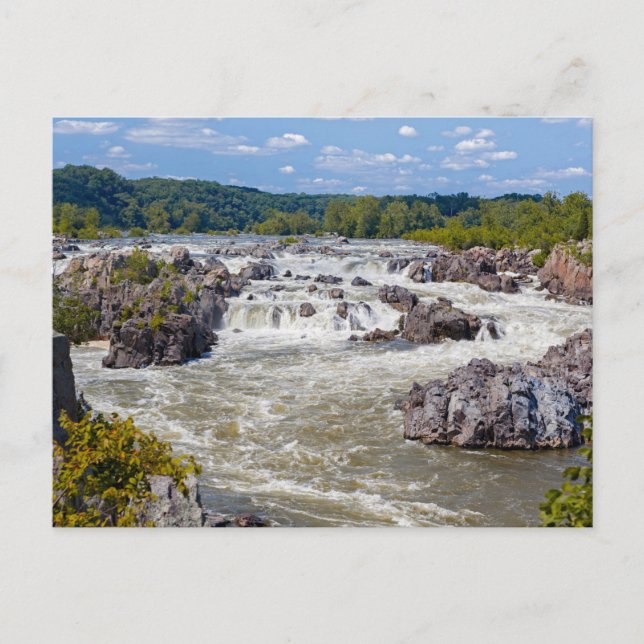 Greatfalls Virginia Postkarte (Vorderseite)