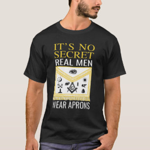 Greats Mason: Masonic Real Men Wear Schürze Vater' T-Shirt