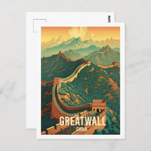 Greatwall China Vintag Postkarte
