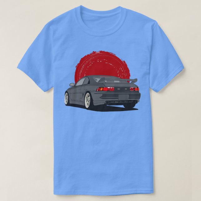Greay Toyota mr2 sw20 T-Shirt (Design vorne)