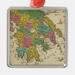 Grecia Antiqua Silbernes Ornament