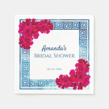 Grecian Wasserfarbe + Rosa Brautparty