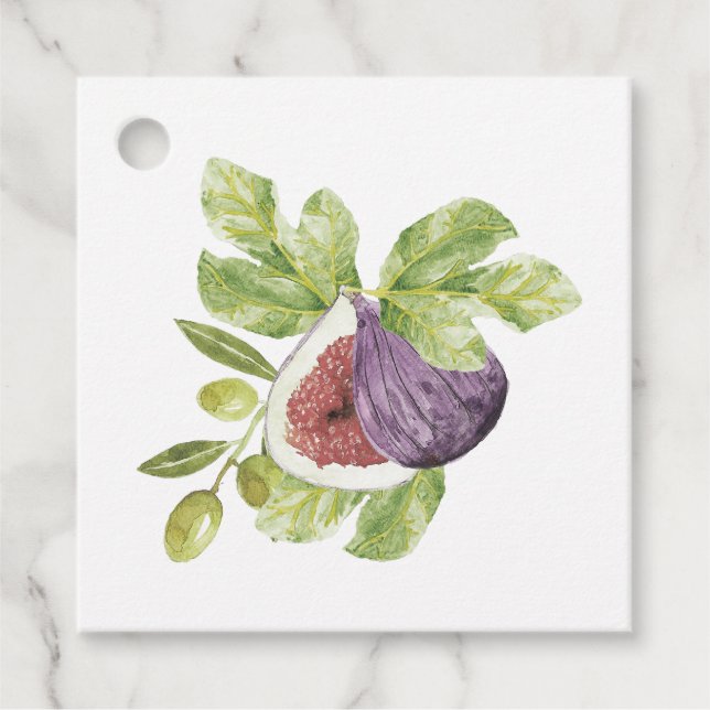 Grecian Wedding Geschenkanhänger (Vorderseite)