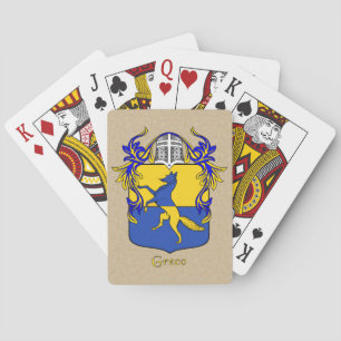 Greco Heraldic Shield und Mantle Spielkarten