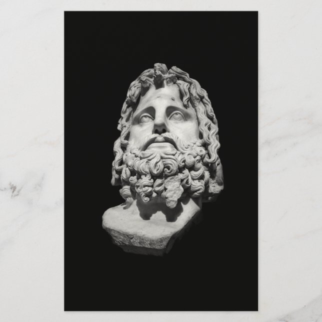 Greco Roman Bust Briefpapier (Vorderseite)