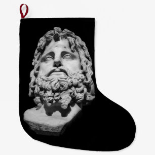 Greco Roman Bust Großer Weihnachtsstrumpf